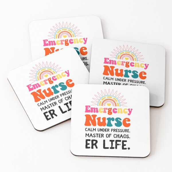 Item preview, Emergency Nurse Retro Groovy | Master of Chaos ER Life | ED Nurse Gift designed and sold by WHDProduction45.
