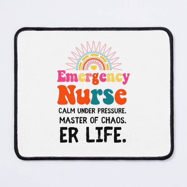 Item preview, Emergency Nurse Retro Groovy | Master of Chaos ER Life | ED Nurse Gift designed and sold by WHDProduction45.