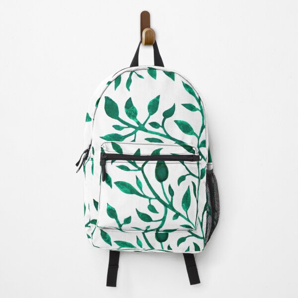 Item preview, Green watercolor leafes designed and sold by ThreePenta.