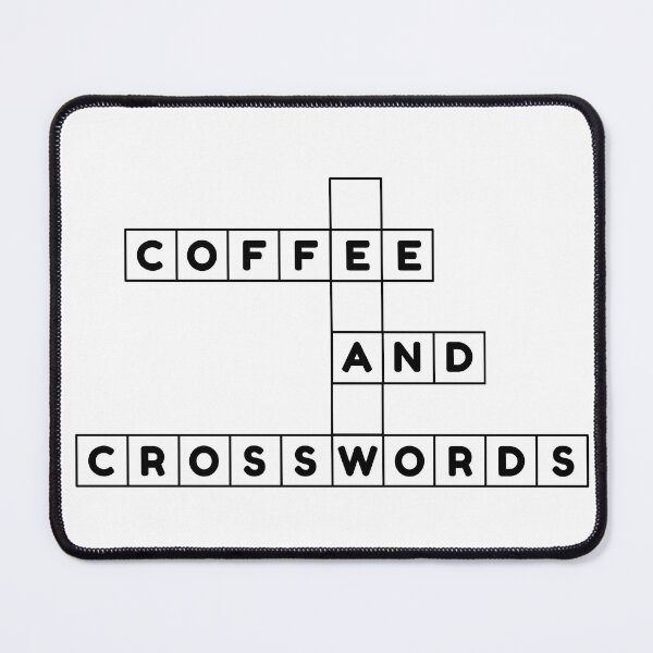 Item preview, coffee and crosswords designed and sold by Stellar Creations.