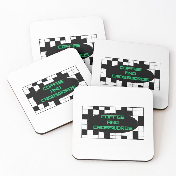 Item preview, coffee and crosswords designed and sold by Stellar Creations.