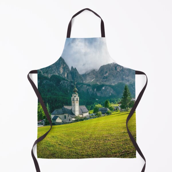 Item preview, Colfosco Church Beneath the Dolomites Peaks designed and sold by Stefano Orazzini.