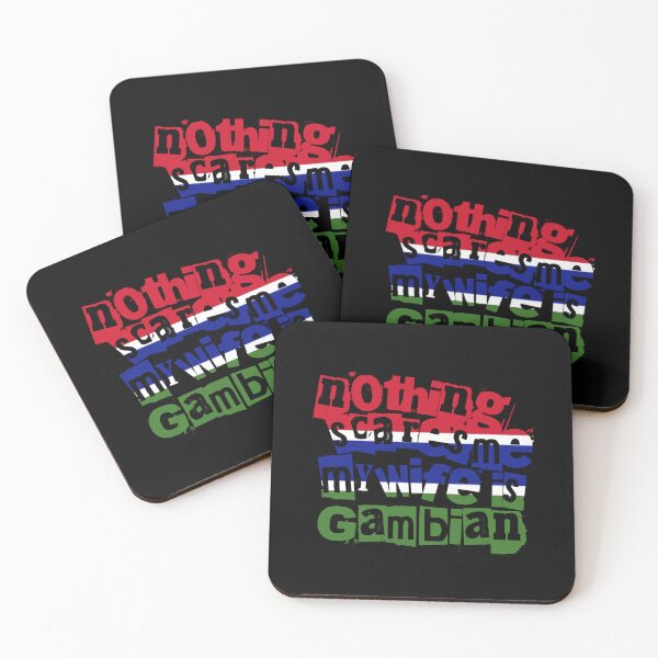 Item preview, Funny The Gambia Nothing Scares Me My Wife Is Gambian designed and sold by chrisrivait.