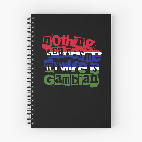 Item preview, Funny The Gambia Nothing Scares Me My Wife Is Gambian designed and sold by chrisrivait.