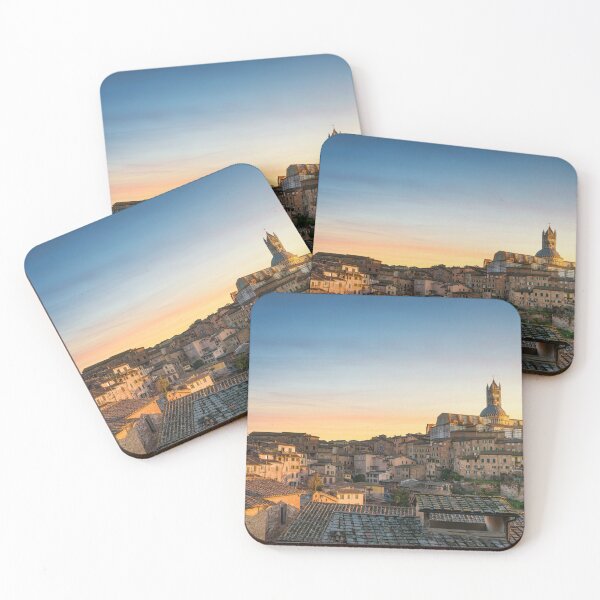 Item preview, Siena's Golden Skyline, Cathedral and Torre del Mangia at Sunset designed and sold by Stefano Orazzini.