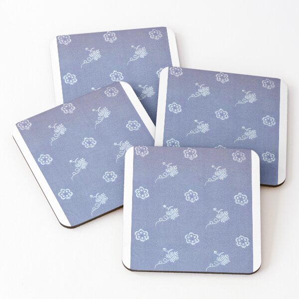 Item preview, Blue Regency Bloom – Early Silk Damask Elegance designed and sold by WheelieGdArt.
