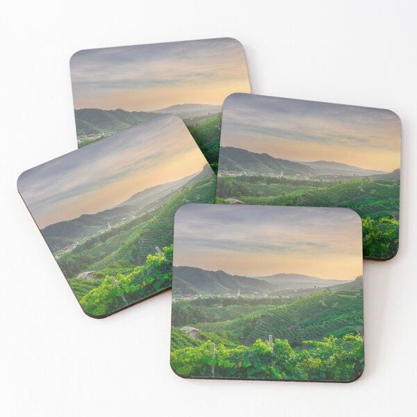 Item preview, Prosecco Hills at Sunset, Valdobbiadene's Golden Vineyards designed and sold by Stefano Orazzini.