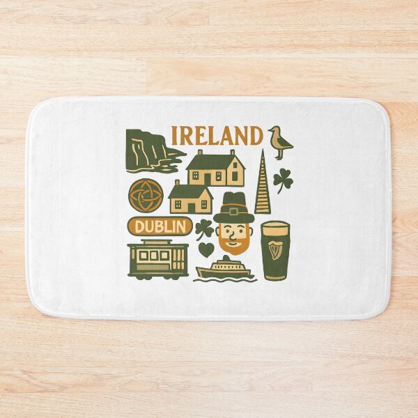 Item preview, Colorful Ireland Travel Icons designed and sold by Gaby112703.