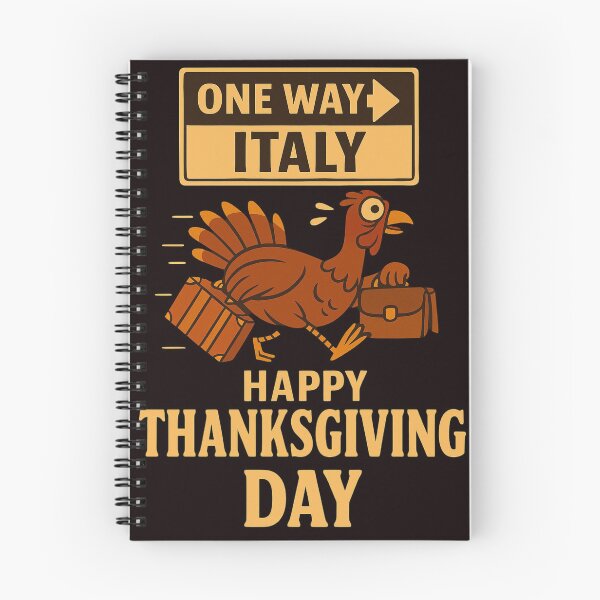 Item preview, Funny Thanksgiving Turkey - One Way to Italy designed and sold by LavIsInTheAir.