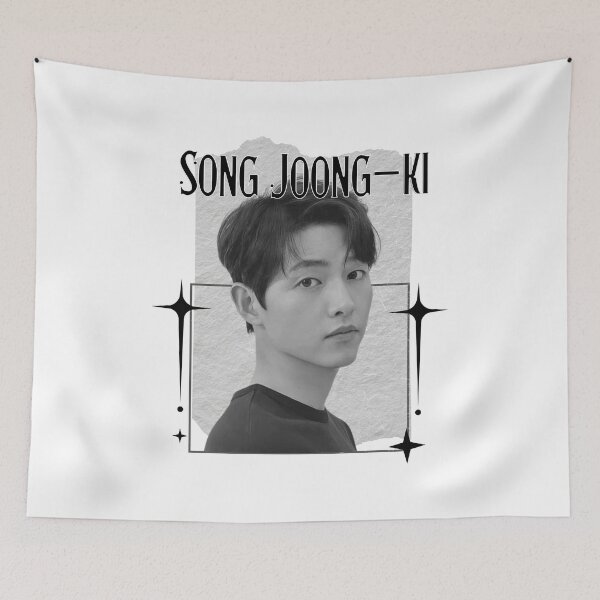 Item preview, Song Joong-ki (송중기) Korean Actor Korean Scrapbook Collage Cozy Y2K Vintage Design designed and sold by HELL0WBELLO.