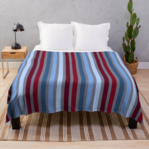 Item preview, Red, Blue and Grey Stripes designed and sold by OneThreeSix.