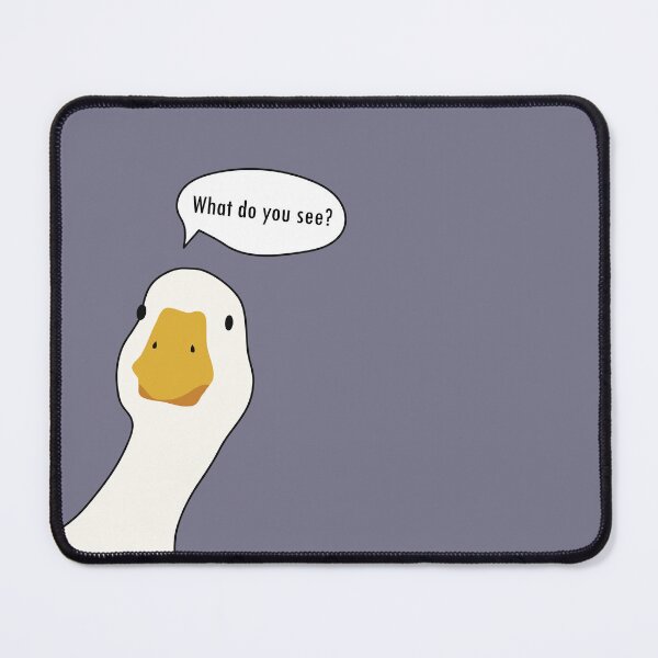 Item preview, Funny duck saying "What do you see?" designed and sold by AngieMStore.