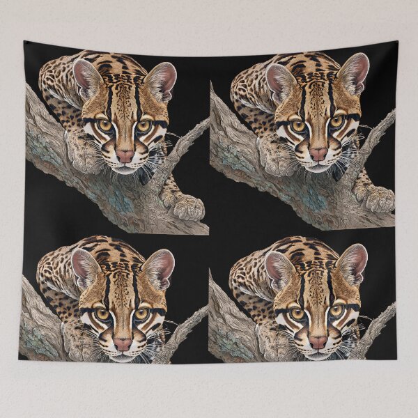 Item preview, jaguatirica (ocelot) designed and sold by Homehello.