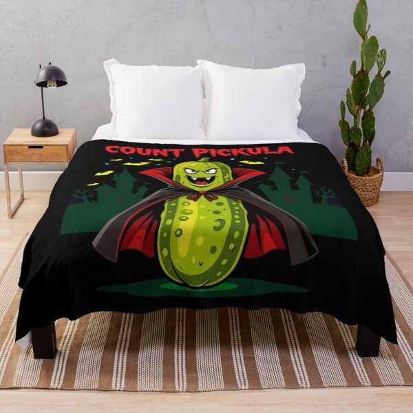 Item preview, Count Pickula: Vampire Pickle Cartoon designed and sold by moonmymuse7.