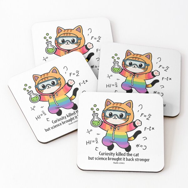 Item preview, Curiosity killed the cat, but science brought it back stronger designed and sold by paradisrose.