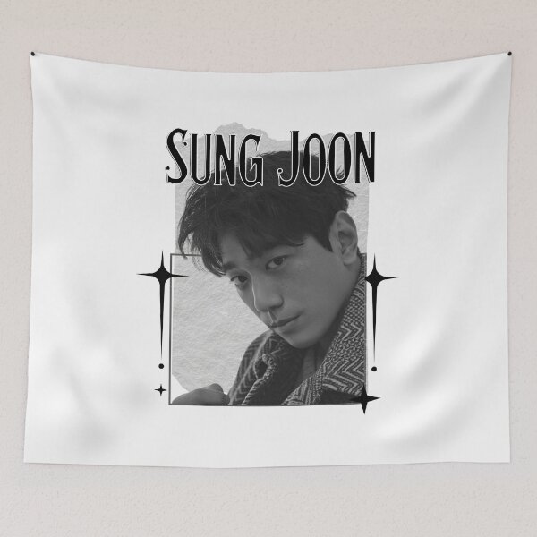 Item preview, Sung Joon (성준) Korean Actor Korean Scrapbook Collage Cozy Y2K Vintage Design designed and sold by HELL0WBELLO.