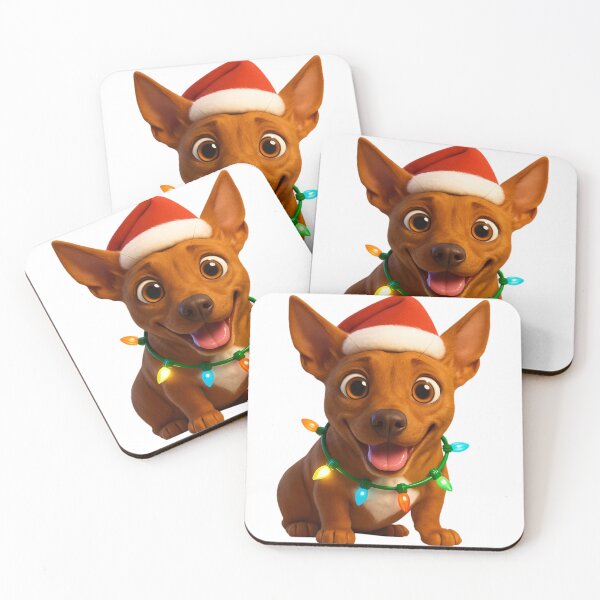 Item preview, Christmas Redbone Coonhound designed and sold by Sillytoe.