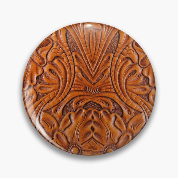Item preview, Rustic Cowboy Brown Leather Pattern Western Country designed and sold by LEILA ART SPACE.