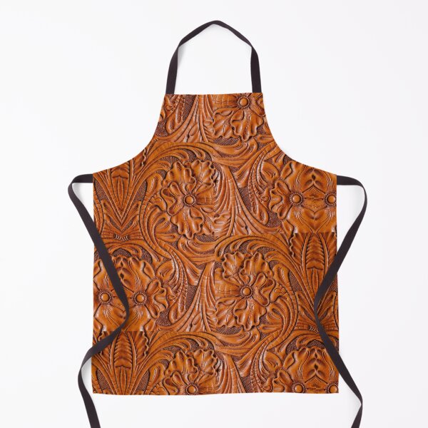 Item preview, Rustic Cowboy Brown Leather Pattern Western Country designed and sold by LEILA ART SPACE.