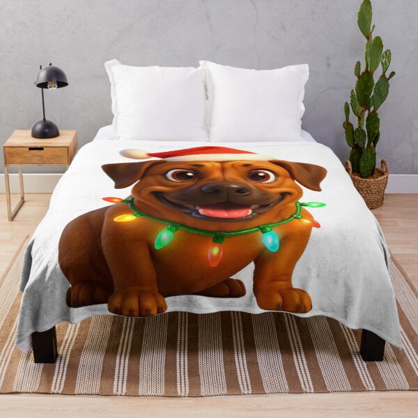 Item preview, Rhodesian Ridgeback navideño designed and sold by Sillytoe.