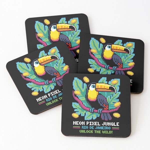 Item preview, Neon Pixel Jungle designed and sold by SignumShop.