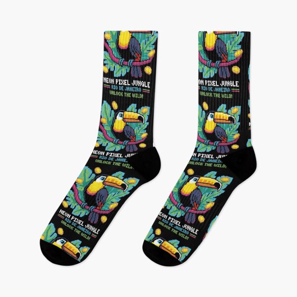 Item preview, Neon Pixel Jungle designed and sold by SignumShop.