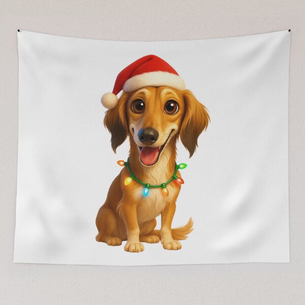 Item preview, Christmas Saluki Dog designed and sold by Sillytoe.