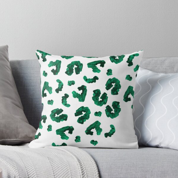 Item preview, Manchas de leopardo en acuarela verde designed and sold by ThreePenta.