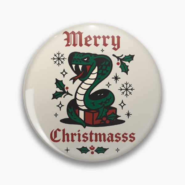 Item preview, Green Cobra and Red Box in Edgy Christmas Composition designed and sold by SplashTastic.