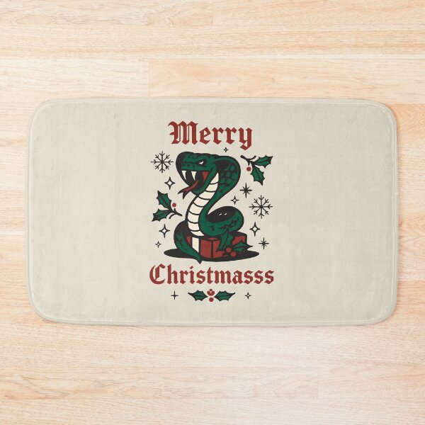 Item preview, Green Cobra and Red Box in Edgy Christmas Composition designed and sold by SplashTastic.