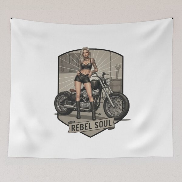 Item preview, "Biker Rebels: The Feminine Elegance" designed and sold by CHRIST5000.