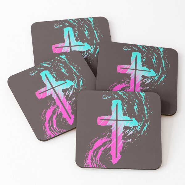 Item preview, Spiritual Fire Cross - Burning Design - Symbol of Faith and Divine Power designed and sold by XNewStore.