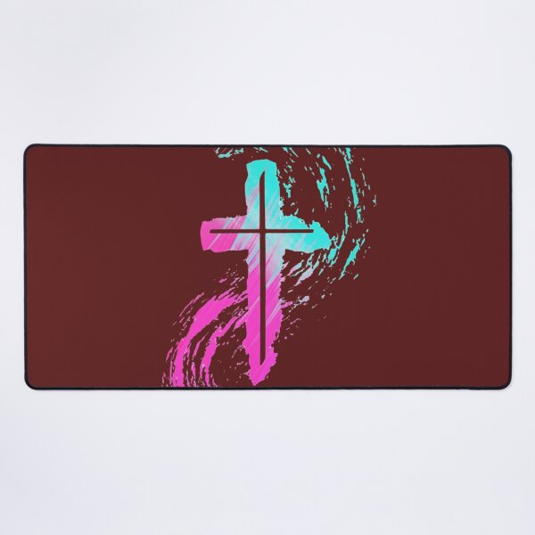 Item preview, Spiritual Fire Cross - Burning Design - Symbol of Faith and Divine Power designed and sold by XNewStore.