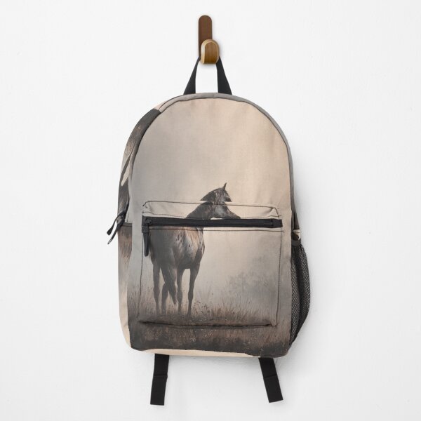 Item preview, A lone Appaloosa horse standing in a misty field at twilight Horses in Motion designed and sold by CDC40.