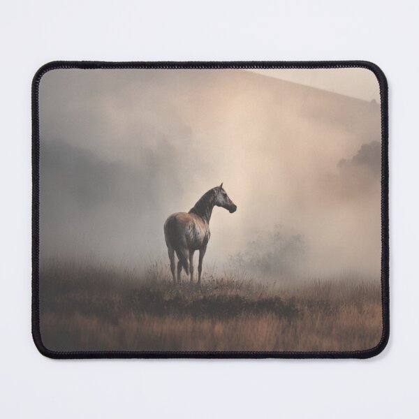 Item preview, A lone Appaloosa horse standing in a misty field at twilight Horses in Motion designed and sold by CDC40.