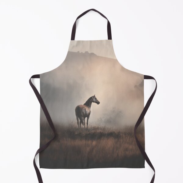 Item preview, A lone Appaloosa horse standing in a misty field at twilight Horses in Motion designed and sold by CDC40.