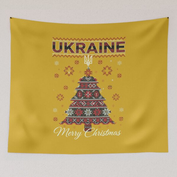 Item preview, Ukrainian Christmas Knitted Design designed and sold by RGShirtWorks.