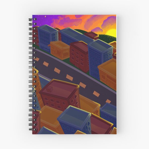 Item preview, Colorful Town Street designed and sold by MasoIsRed.