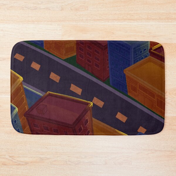 Item preview, Colorful Town Street designed and sold by MasoIsRed.