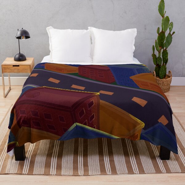 Item preview, Colorful Town Street designed and sold by MasoIsRed.
