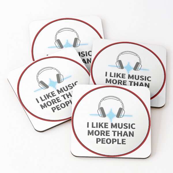 Item preview, I like music more than people designed and sold by Gnfree.