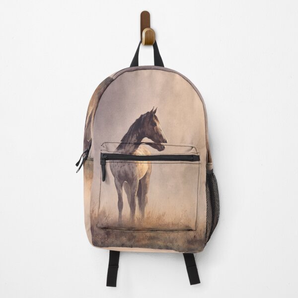 Item preview, A lone Appaloosa horse standing in a misty field at twilight Horses in Motion designed and sold by CDC40.