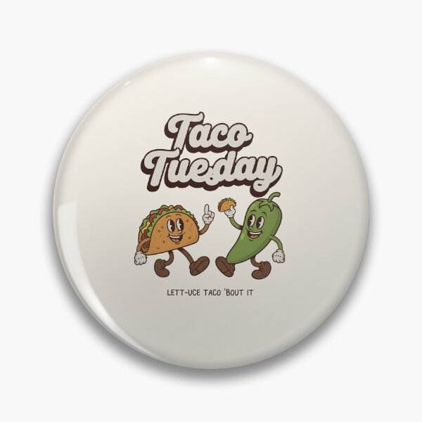 Item preview, Taco Tuesday Retro Food Pun Jalapeño Cute designed and sold by HoopeStylee.