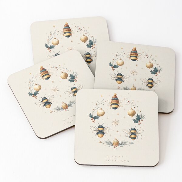 Item preview, Bee-lieve in Happy Holidays  designed and sold by sosoetmonde.