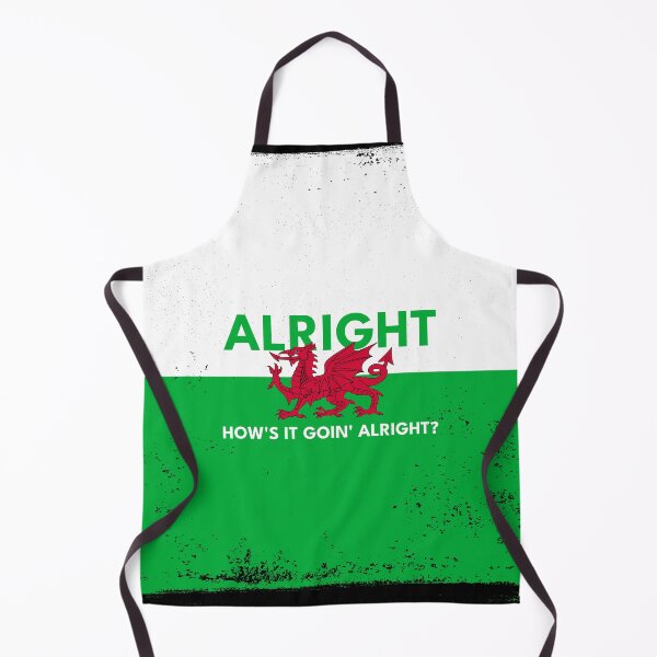Item preview, Welsh Vibes – Alright How’s It Goin’? (Grunge Style) designed and sold by Designs by Jesabee.