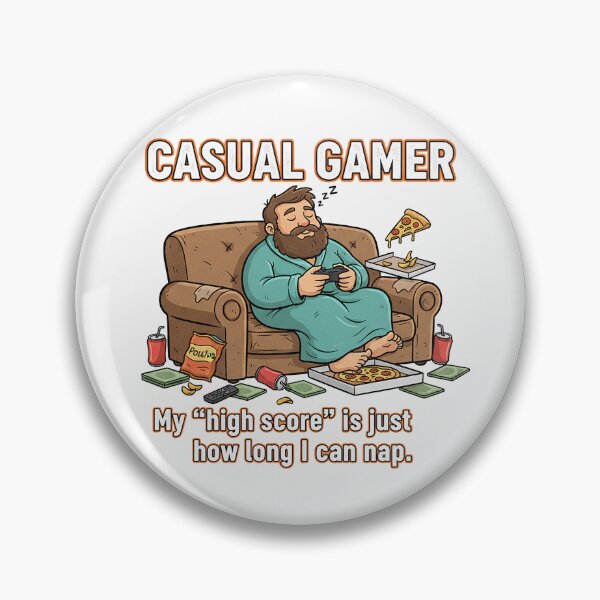 Item preview, Casual Gamer High Score Nap Pizza Comfy designed and sold by HoopeStylee.