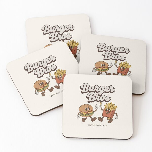 Item preview, Burger Bros Flippin' Good Times Retro Food designed and sold by HoopeStylee.