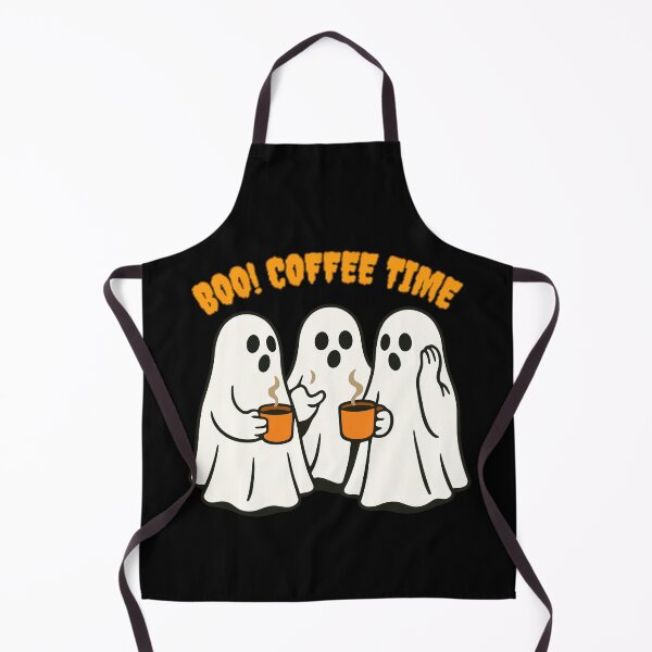 Item preview, Boo! Coffee Time – Cute Halloween Ghosts Drinking Coffee, Funny Spooky Kawaii Design designed and sold by KhattabyEDArt.