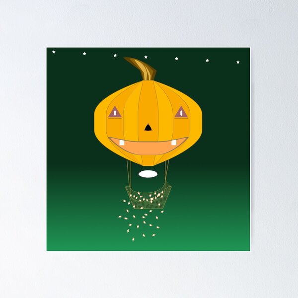 Item preview, Design 113 - "The Jack Hot Air Balloon" designed and sold by Manoella Free Art.