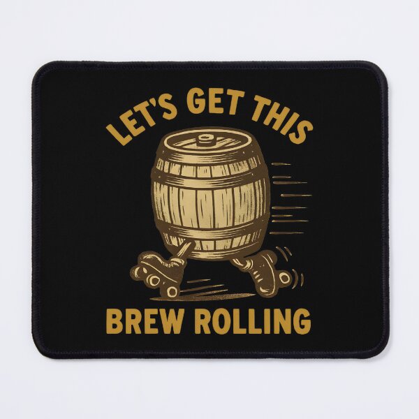 Item preview, Let's Get This Brew Rolling Funny Beer Barrel Roller Skate Oktoberfest's Design designed and sold by Dantin.